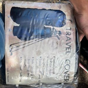Golf bag travel cover